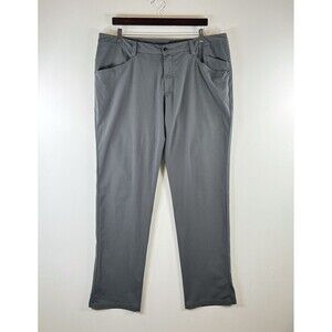 Lululemon ABC Men Pants Gray Warpstreme Straight Leg Chino Slim Stretch 38x33